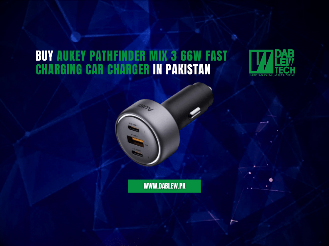 Buy Aukey Pathfinder Mix 3 66W Fast Charging Car Charger in Pakistan