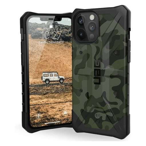 UAG Pathfinder SE Magsafe Compatible Phone Case for iPhone 12 Pro Max – Forest Camo - Image 3