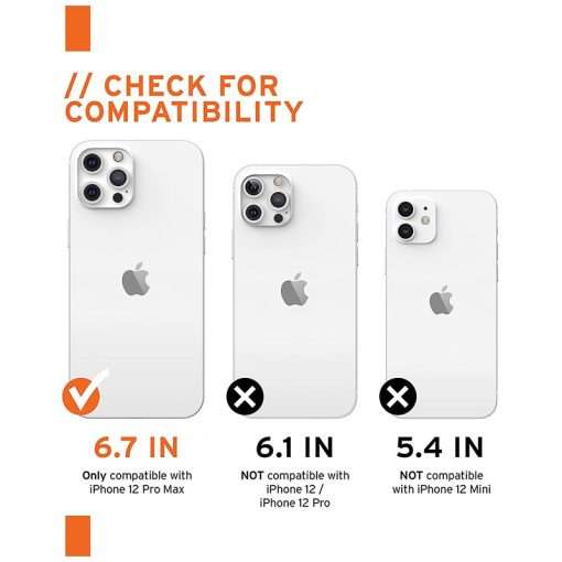 UAG Plasma Phone Case for iPhone 12 Pro Max – Ice - Image 9