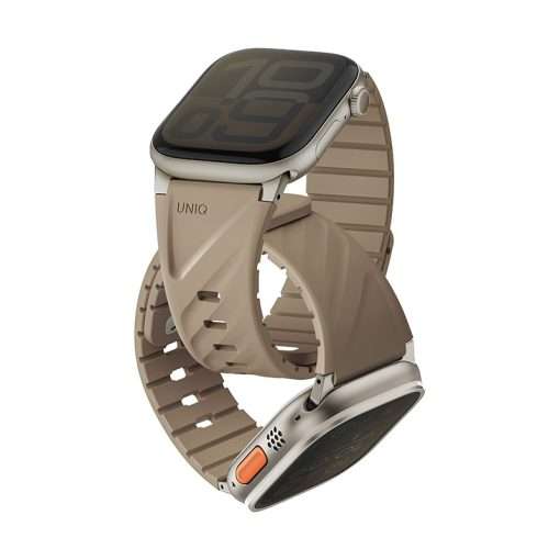 Uniq Fluo Straps for Apple Watch Series 1-10, SE/SE2 and Watch Ultra (40-49mm) - Soft Sand