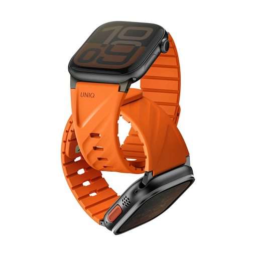 Uniq Fluo Straps for Apple Watch Series 1-10, SE/SE2 and Watch Ultra (40-49mm) - Orange